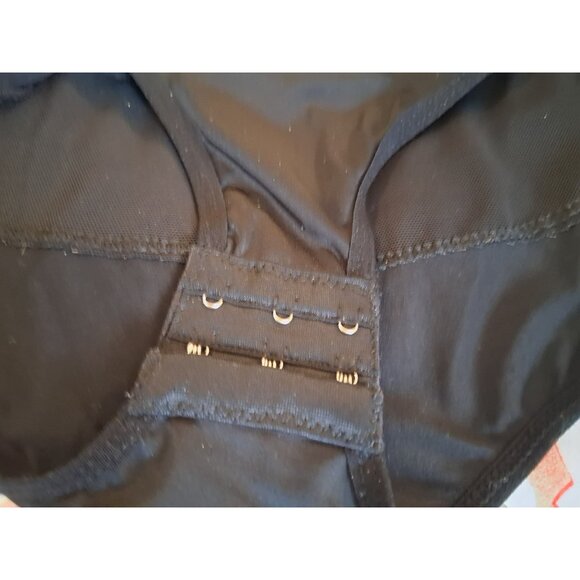 Marilyn Monroe Open Bust Body Shaper Womens plus 2X Black Firm Control Shapewear - Picture 4 of 4